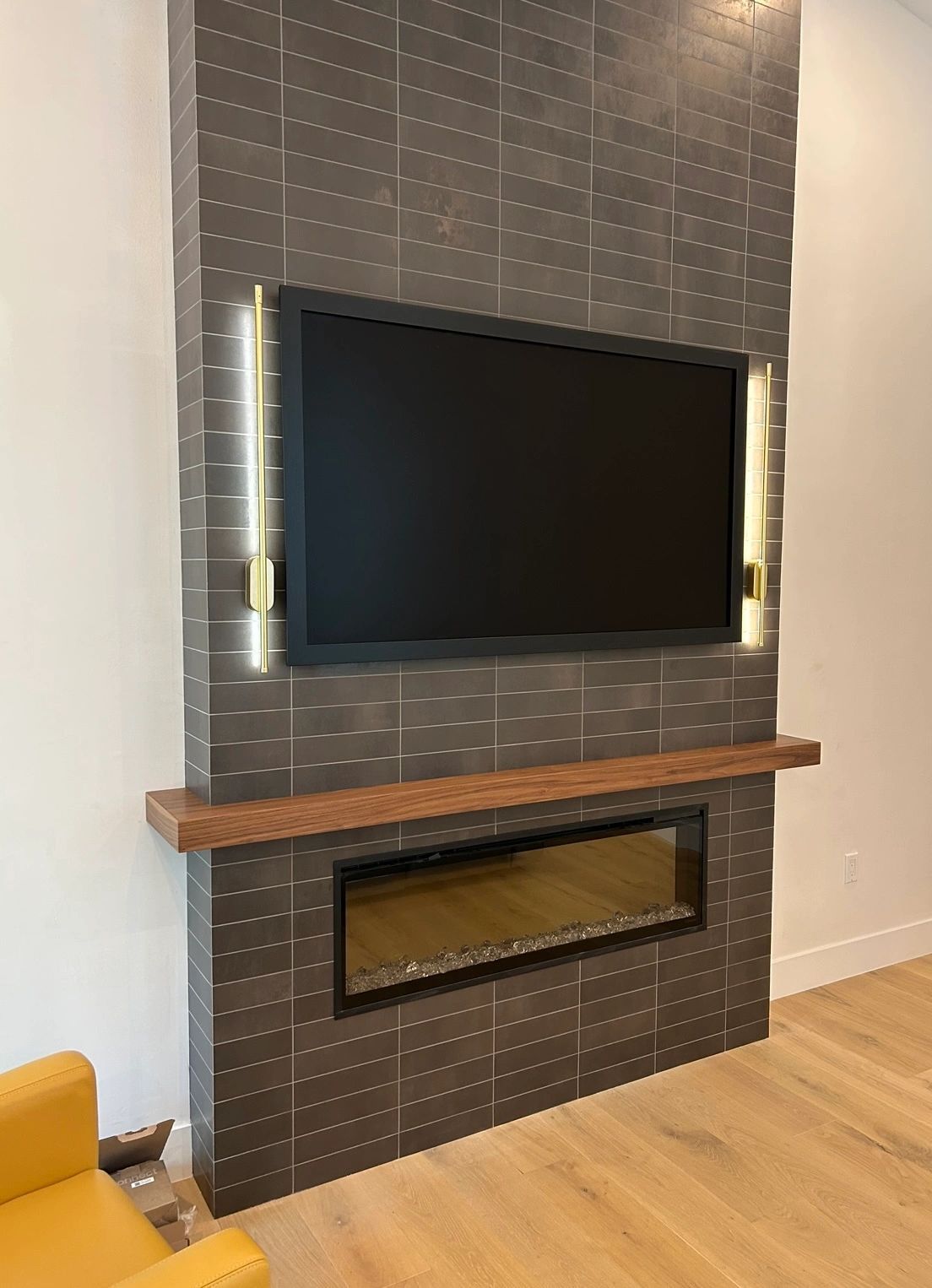Floating Slab Mantel